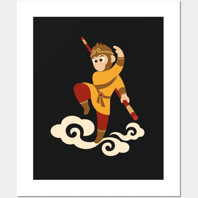 The Monkey King Wall Art by Shanezhong